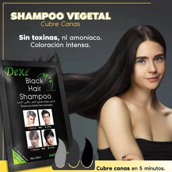 Shampoo cubre canas