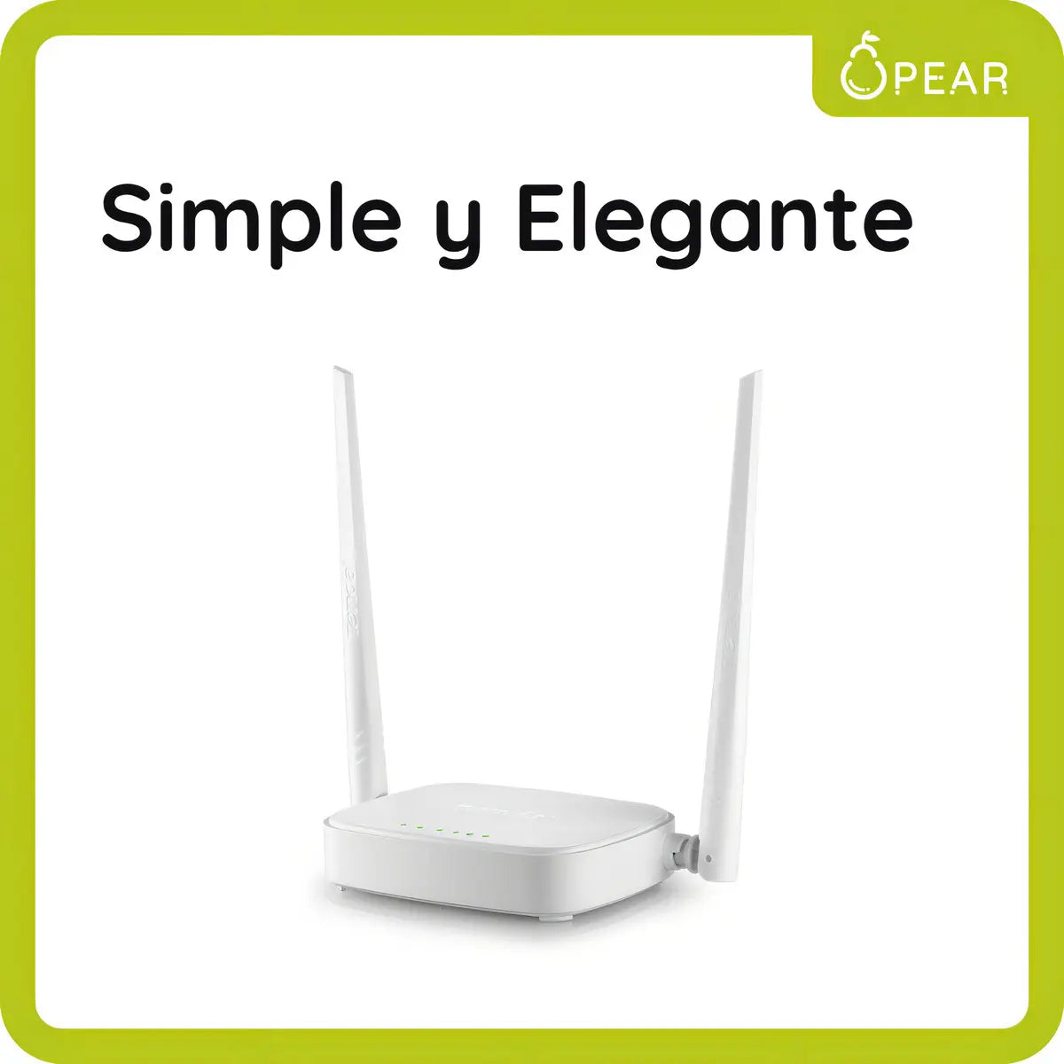 Router WiFi Tenda N301 300 Mbps con 2 Antenas de Alta Ganancia para Hogar y Oficina